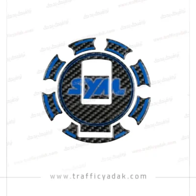 برچسب ژله ای درب باک موتور سیکلت گلکسی NA-NH آبی