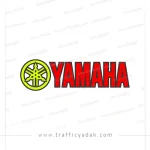 برچسب لیزری موتور سیکلت YAMAHA قرمز
