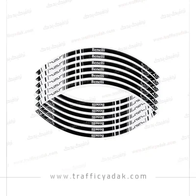 برچسب دور رینگ ژله ای موتور سیکلت بنلی